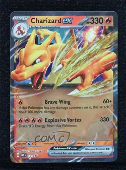 Charizard ex Pokemon Scarlet & Violet Black Star Promo #161 - Image 1