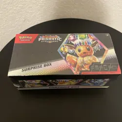 Pokemon TCG Prismatic Evolutions Surprise Box Factory Sealed - Image 1