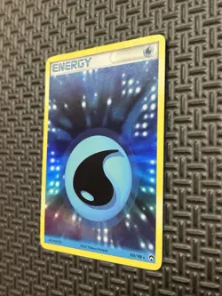 Pokemon TCG Water Energy #105/108 Power Keepers Full Art Holo Rare LP/MP - Image 3