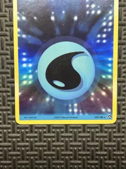 Pokemon TCG Water Energy #105/108 Power Keepers Full Art Holo Rare LP/MP - Image 5