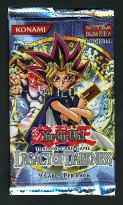 Yu-gi-oh! TCG! SEALED Legacy of Darkness Booster Pack 1st Edition Sealed - Image 1