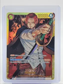 SHANKS 2022 ONE PIECE ROMANCE DAWN SECRET RARE A OP01-120 Q5571 - Image 1