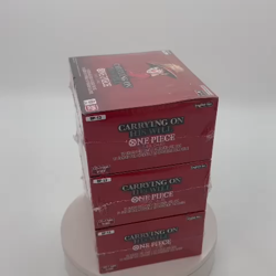 Lot of (3) One Piece OP-13 Carrying On His Will Booster Box Factory Sealed - Image 2