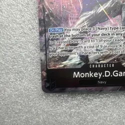 One Piece Monkey.D.Garp OP11-095 A Fist of Divine Speed SR Foil Alt Art - Image 2