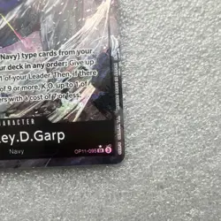 One Piece Monkey.D.Garp OP11-095 A Fist of Divine Speed SR Foil Alt Art - Image 3