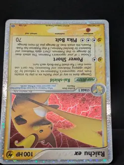 Raichu ex 97/106 Emerald Holo Ultra Rare Pokemon TCG Nintendo Pikachu LP+ - Image 4