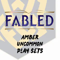 Disney Lorcana Fabled Amber Uncommon Play Sets - Image 1