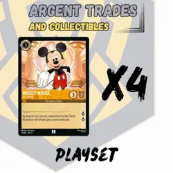 Disney Lorcana Fabled Amber Uncommon Play Sets - Image 4