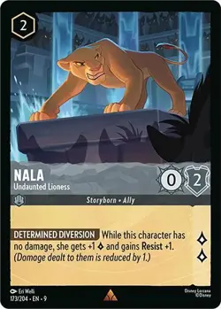 Disney Lorcana Nala - Undaunted Lioness Rare Fabled #173/204 NM - Image 1