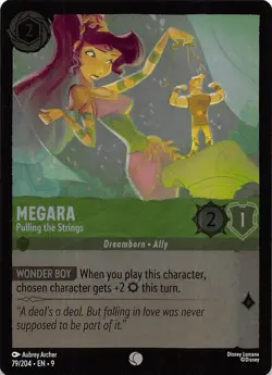 Megara Pulling the Strings Foil 79/204 Fabled Disney Lorcana - Image 1