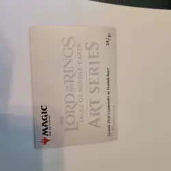 Faramir, Field Commander Art Card - Gold-Stamped Signature MTG LTR ~ 38/81 - Image 2