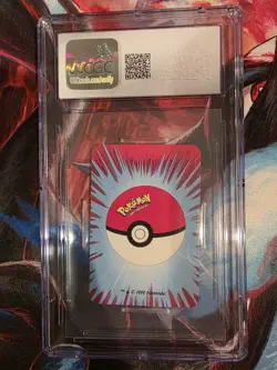 Vaporeon Pokemon 1999 Mini Deck Playing Cards 2.5x1.75in Three Of Clubs CGC 9 - Image 2