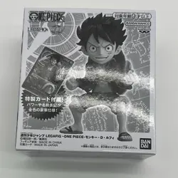 Monkey D Luffy Lecafig Figure Leader Card Box One Piece Japan Collectible w/Card - Image 1