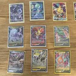 POKEMON CARDS TCG BULK LOADS OF RARE CARDS A STACK OF 64 cards all are good V+ - Image 3