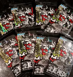 8 PACKS ONE PIECE CCG Trading Card PREMIUM OP-HZGE01 "ONE PIECE" - Image 1