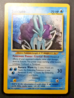 Suicune Rare Holo - Pokemon Trading Card Game TCG Neo Revalation 14/64 Legendary - Image 1