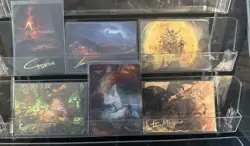 MTG ART SERIES Lot 30 Gold Signatures From Lord Of The Rings. No Duplicates NM - Image 2