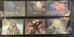 MTG ART SERIES Lot 30 Gold Signatures From Lord Of The Rings. No Duplicates NM - Image 4