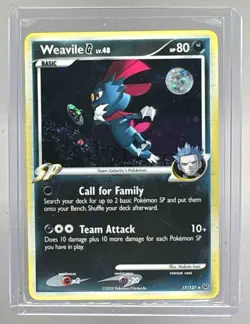Weavile G 2009 Pokemon Platinum #17 Holo - Image 1