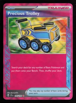 Precious Trolley 185/191 Pokemon SV08: Surging Sparks ACE SPEC Rare NM - Image 1