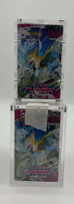 Lot of (3) Pokemon TCG Fusion Strike Half Booster Box Sealed w/ Acrylic Case - Image 4