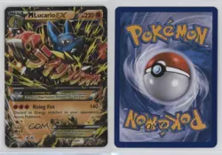 M Lucario EX Pokemon XY Furious Fists #55 - Image 3
