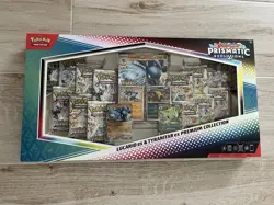Pokemon TCG Prismatic Evolutions Lucario ex & Tyranitar ex Premium Collection - Image 1