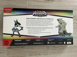 Pokemon TCG Prismatic Evolutions Lucario ex & Tyranitar ex Premium Collection - Image 2