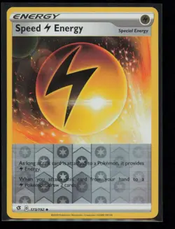 Speed Lightning Energy 173/192 Pokemon Rebel Clash Near Mint Reverse Holo - Image 1