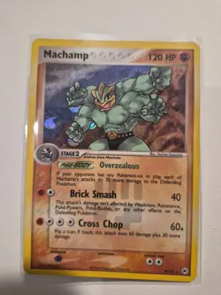 Pokemon TCG Vintage Reverse Holo Machamp 9/101 Hidden Legends LP - Image 1