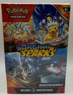 Pokemon TCG Scarlet & Violet Surging Sparks Booster Bundle Factory Sealed New - Image 1