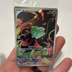 Pokemon Bulbasaur Mega Evolution Stamped 133/132 Holo Illustration Rare HP 80 - Image 1