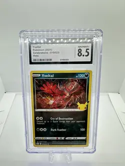 2021 Pokemon Celebrations Holo #019/025 Yveltal CGC 8.5 NM-MT+ - Image 1