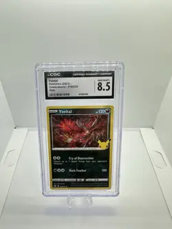 2021 Pokemon Celebrations Holo #019/025 Yveltal CGC 8.5 NM-MT+ - Image 2