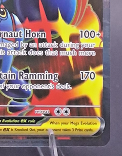 Mega Heracross EX 108/094 - Phantasmal Flames - NM Ultra Rare Pokemon TCG - HOLO - Image 3