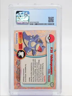 NIDOQUEEN 2000 POKEMON TOPPS CHROME SERIES 1 TV ANIMATION #31 CGC 9 Q6129 - Image 2