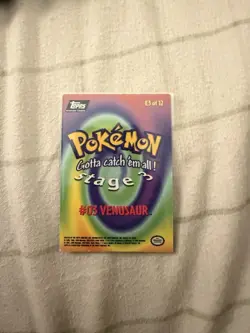 1999 Topps Pokemon Venusaur #E3 of 12 - Image 2