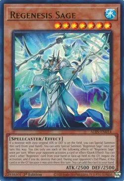 Regenesis Sage-Ultra Rare - 1st Edition - ALIN-EN014 - Alliance Insight - NM - Image 1
