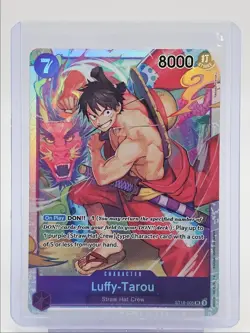 LUFFY-TAROU 2024 ONE PIECE STARTER DECK SUPER RARE D ST18-005 Q5571 - Image 1