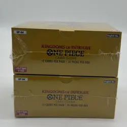 Lot of (2) One Piece English OP-04 Kingdoms of Intrigue Booster Box Sealed - Image 3