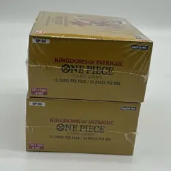 Lot of (2) One Piece English OP-04 Kingdoms of Intrigue Booster Box Sealed - Image 4