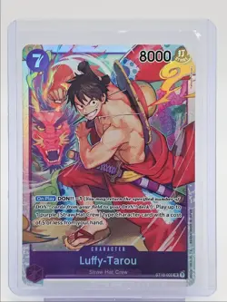 LUFFY-TAROU 2024 ONE PIECE STARTER DECK SUPER RARE C ST18-005 Q5571 - Image 1