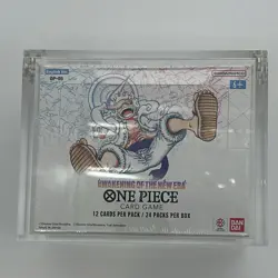 One Piece EN OP-05 Awakening of the New Era Booster Box Sealed w/ Acrylic Case - Image 1