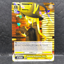 2022 WEISS SCHWARZ DRAGON MAID HINDERING RECOGNITION, TOHRU KMD/W96-007 R - Image 1