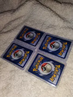 Pokemon TCG Pikachu Base Set Regular Card 58/102 NM Lot of 4 1999 Vintage Rare - Image 4