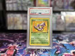 Pokemon Team Rocket Ekans 1st Edition PSA 8 Graded Card 56/82 English - Image 1