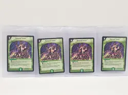 Duel Masters Cards TCG - Natural Snare - Rare - DM-01 - 4 Card Lot - Playset - Image 1