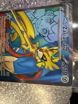 Pokemon TCG Journey Together Hops Zacian EX Card 176/159 Ultra Rare - Image 3
