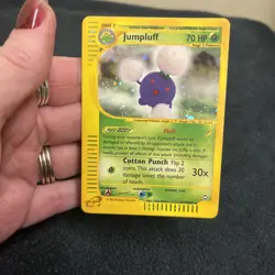 Pokemon TCG Jumpluff 17/147 Aquapolis Rare Non-Holo Card 2002 - Image 3