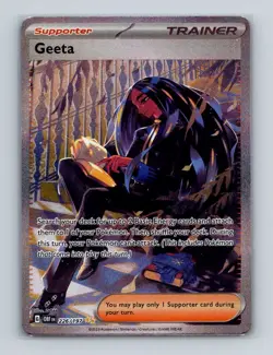 Geeta 226 2023 Pokemon Obsidian Flames Special Illustration Rare Card NM+ - Image 1